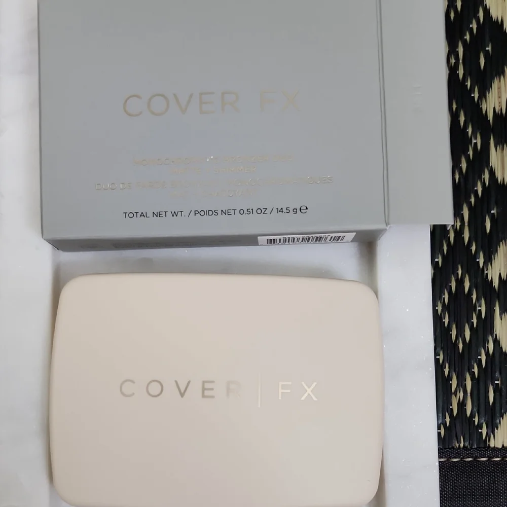 NIB Cover FX Monochromatic Bronzer Duo in Suntan‎ Bronze